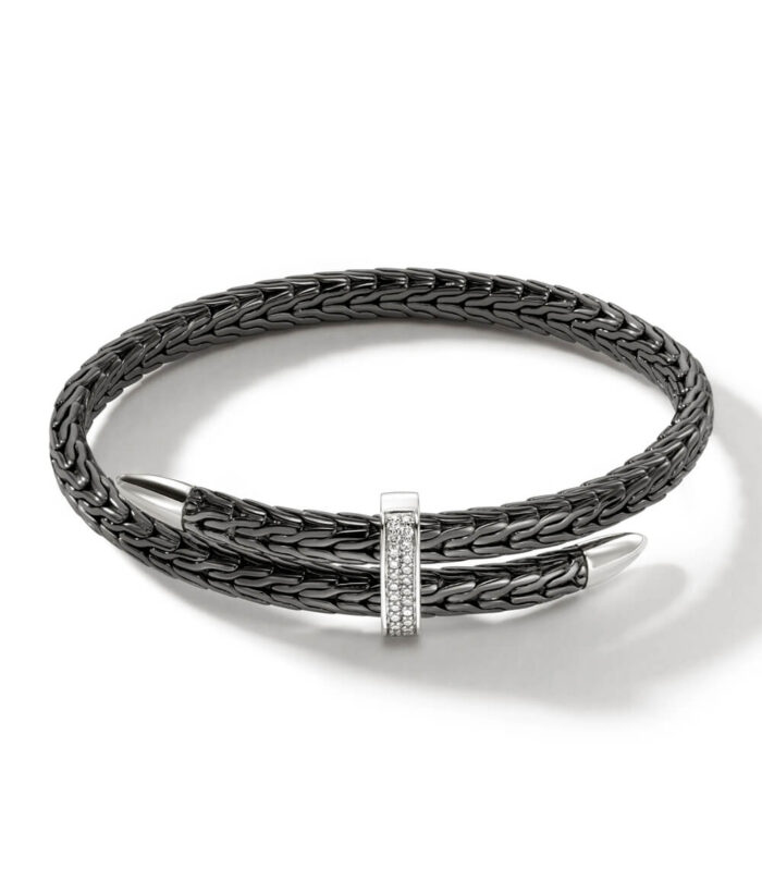 Byzylyk Flex Spear, Argjend i Errët, Diamante